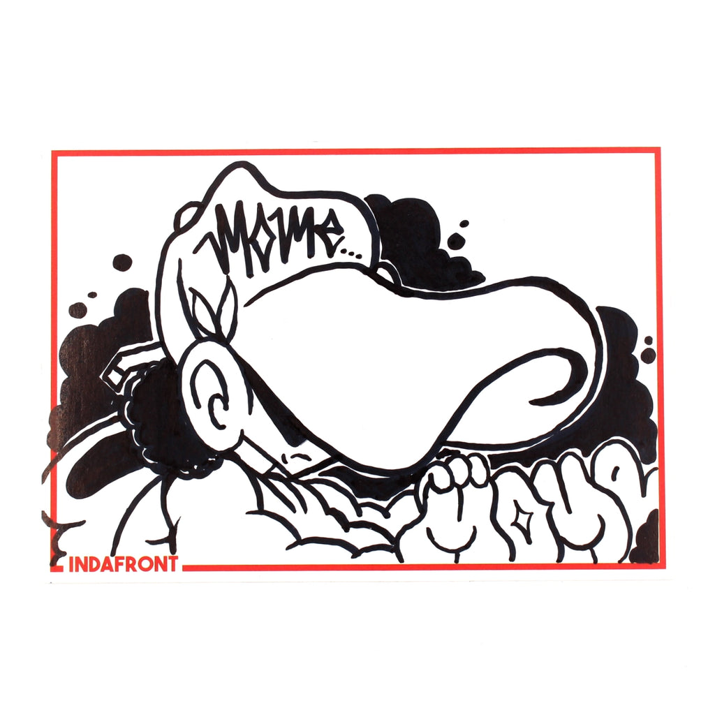 Line Border Stickers Red (50 pcs.) image 1