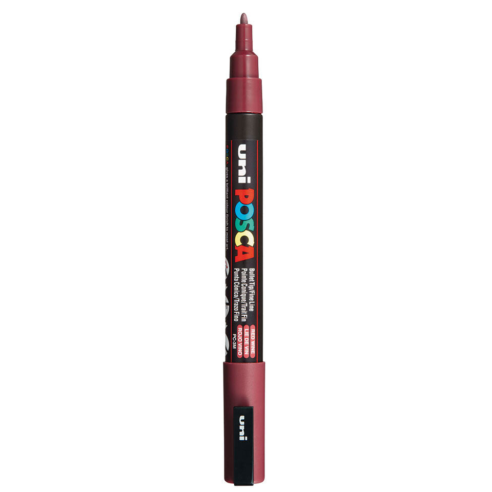 Posca PC-3M Acrylic Marker (Fine) - Red Wine image
