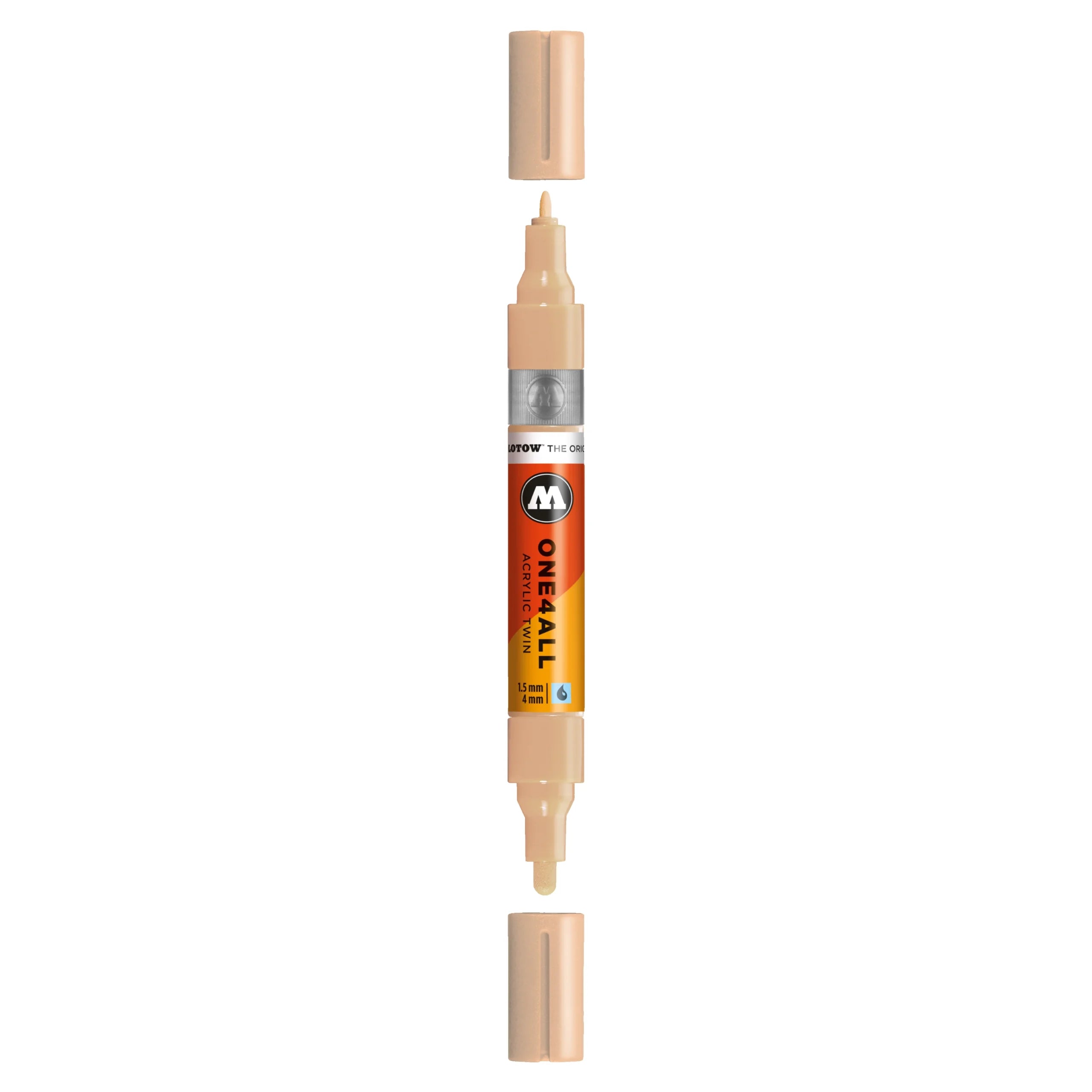 Molotow ONE4ALL Acrylic TWIN Marker (1.5-4mm) - Sand image