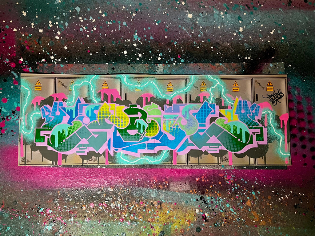 Electricity Box Graffiti Stickers (50 pcs.) image 1