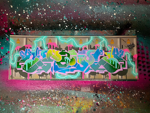 Electricity Box Graffiti Stickers (50 pcs.) image 1
