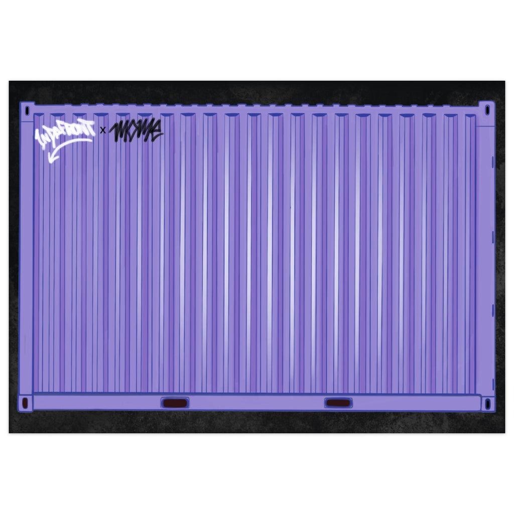 Container Stickers Purple (50 pcs.) image 0