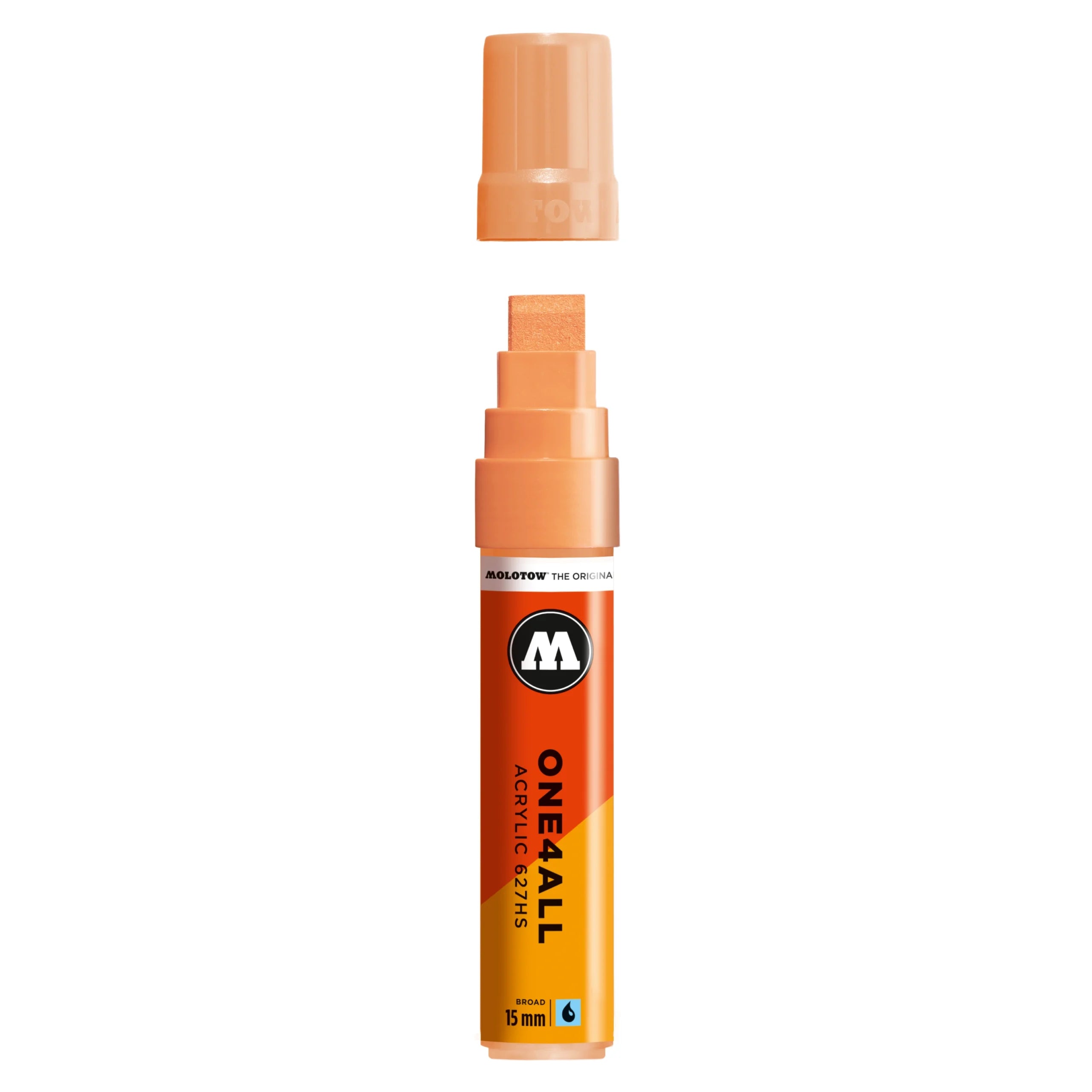 Molotow ONE4ALL 627HS Acrylic Marker (15mm) - Peach Pastel image