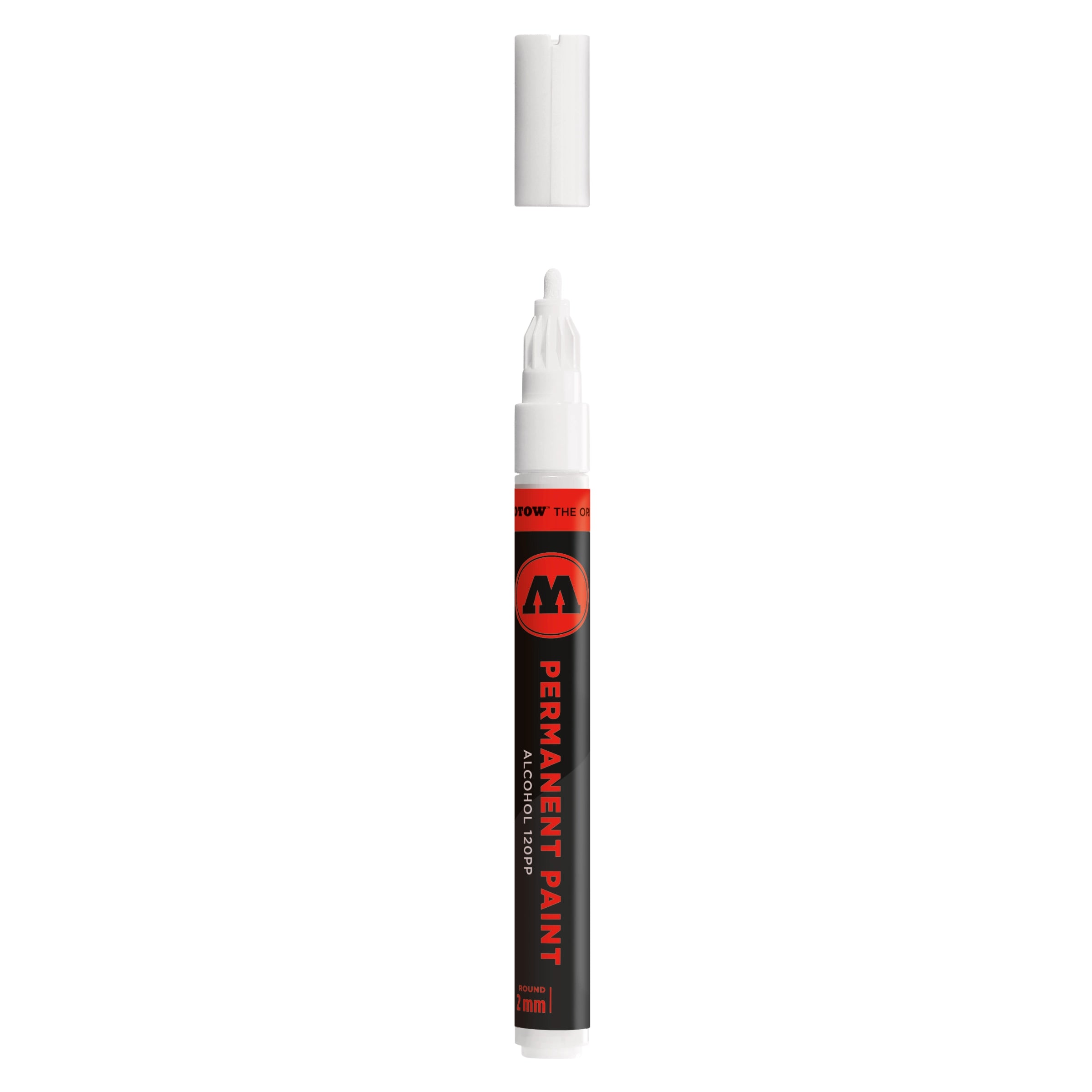 Molotow Permanent Paint 120PP Alcohol Marker (2mm) - Signal White image