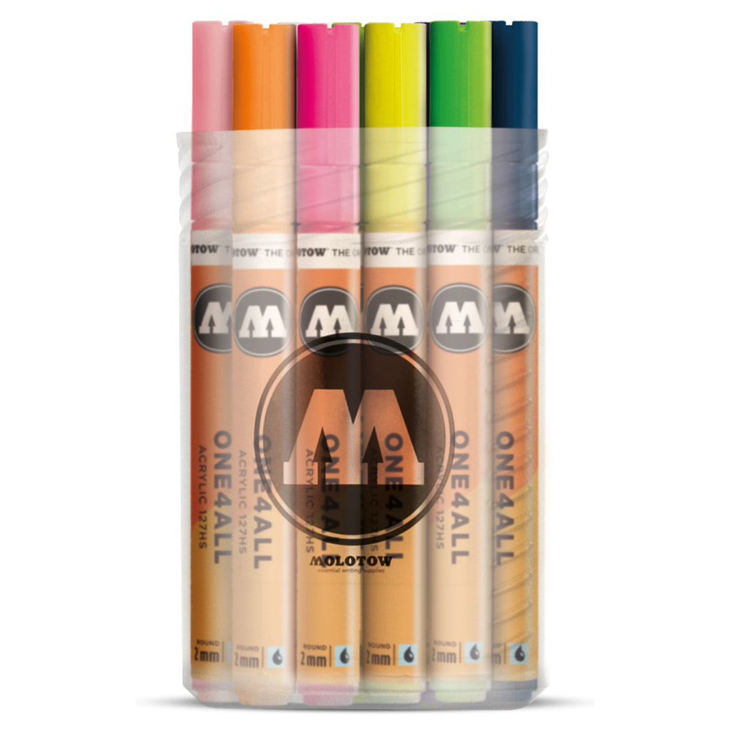Molotow ONE4ALL 127HS Main Kit 2 (2mm) (20x) image 0