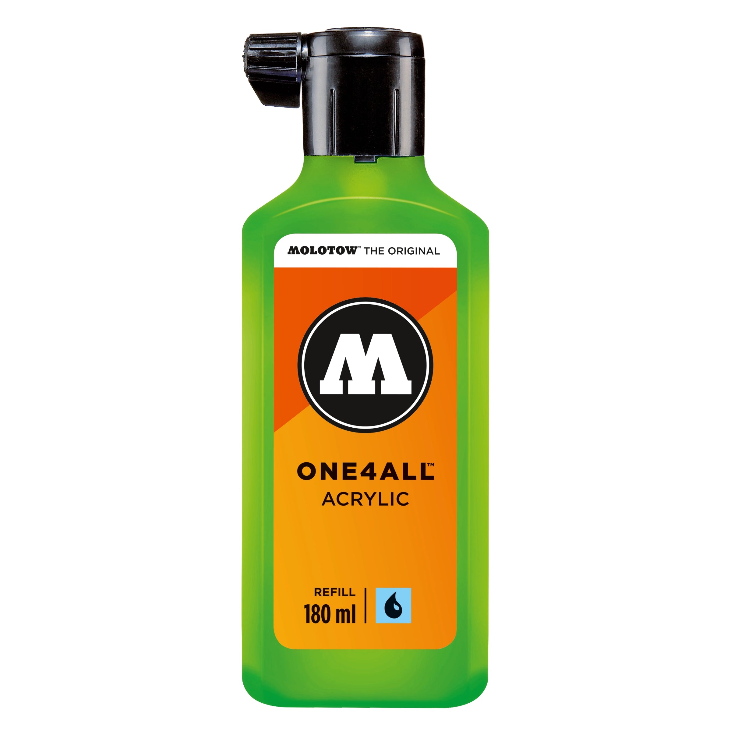 Molotow ONE4ALL Refill (180ml) - Neon Green Fluo image