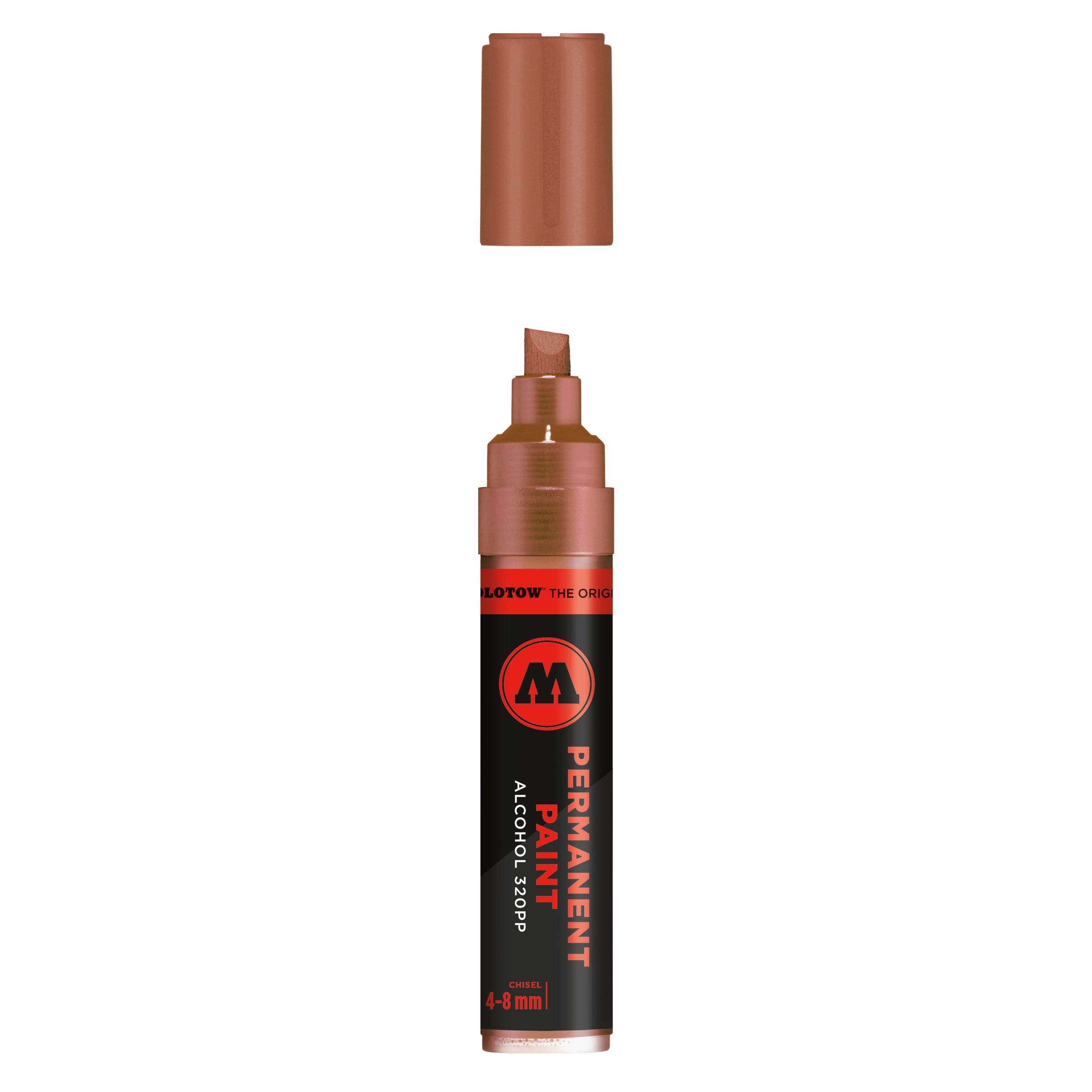 Molotow Permanent Paint 320PP Alcohol Marker (4-8mm) - Metallic Copper image