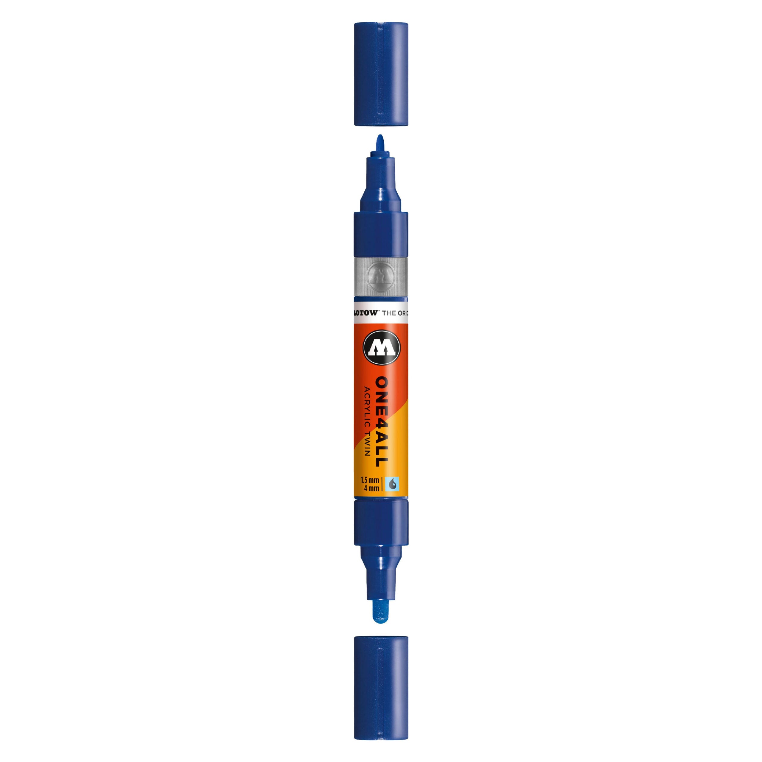 Molotow ONE4ALL Acrylic TWIN Marker (1.5-4mm) - True Blue image