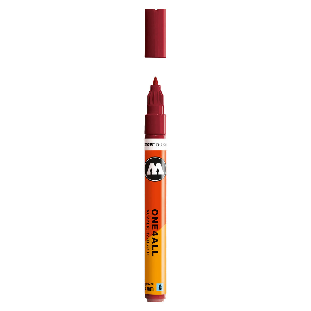 Molotow ONE4ALL 127HS-CO Acrylic Marker (1,5mm) - Burgundy image