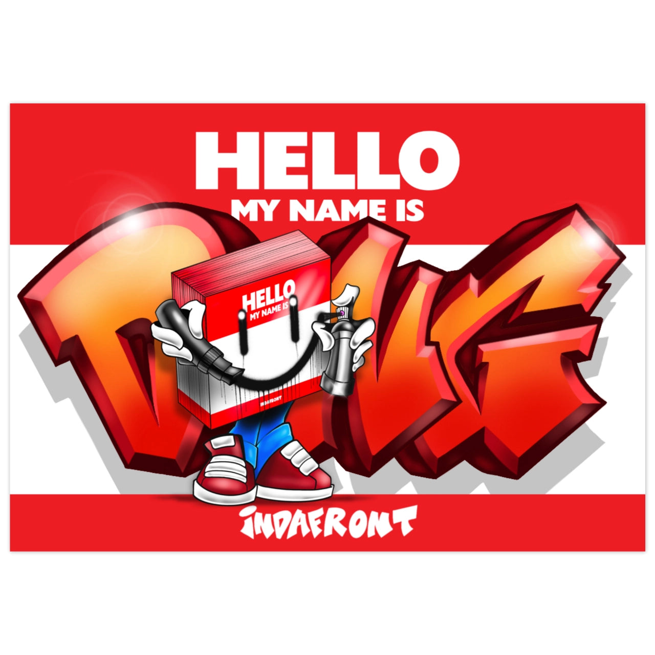Ding HMNi Vinyl Stickers - Limited Edition (10 pcs.) image 0
