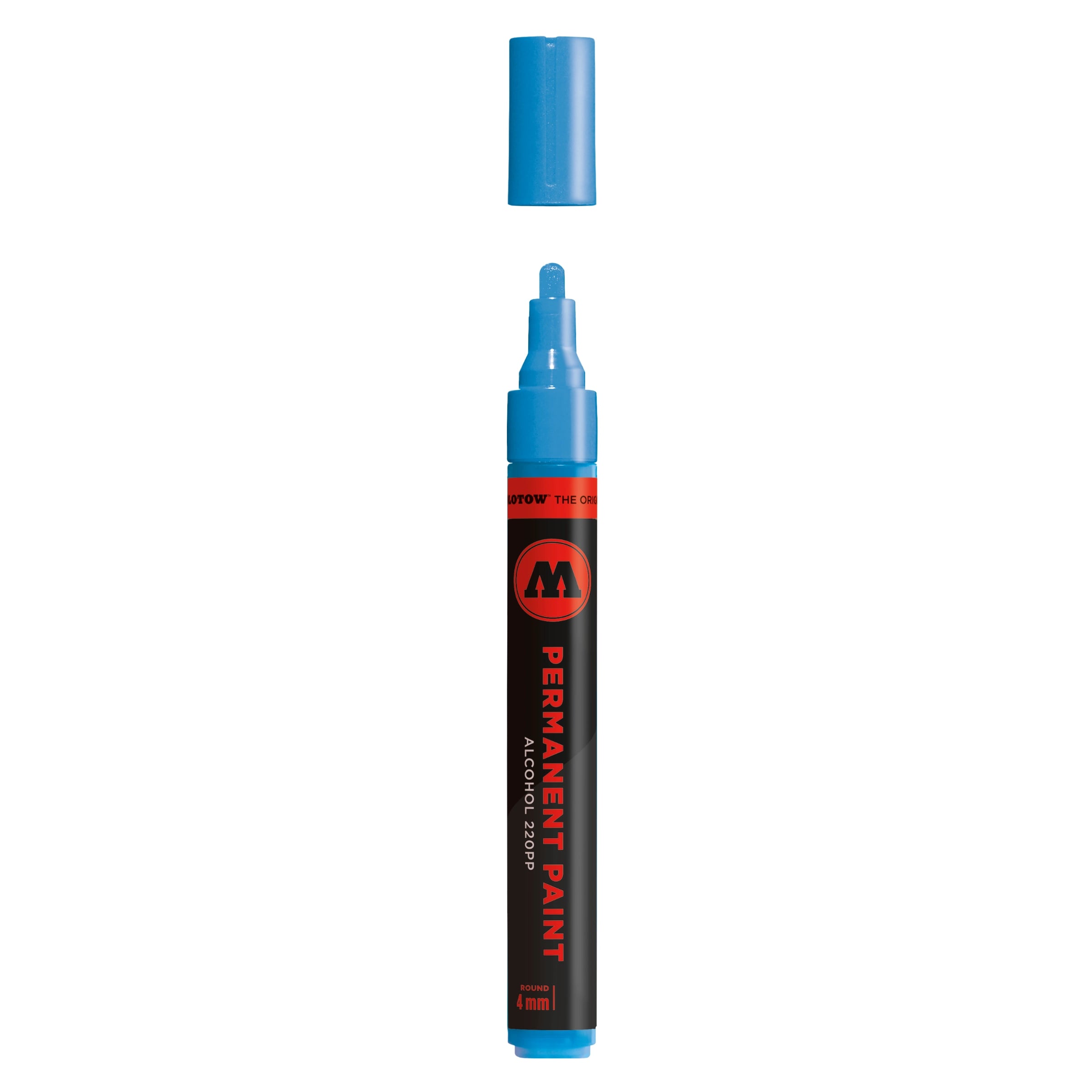 Molotow Permanent Paint 220PP Alcohol Marker (4mm) - Shock Blue Middle image
