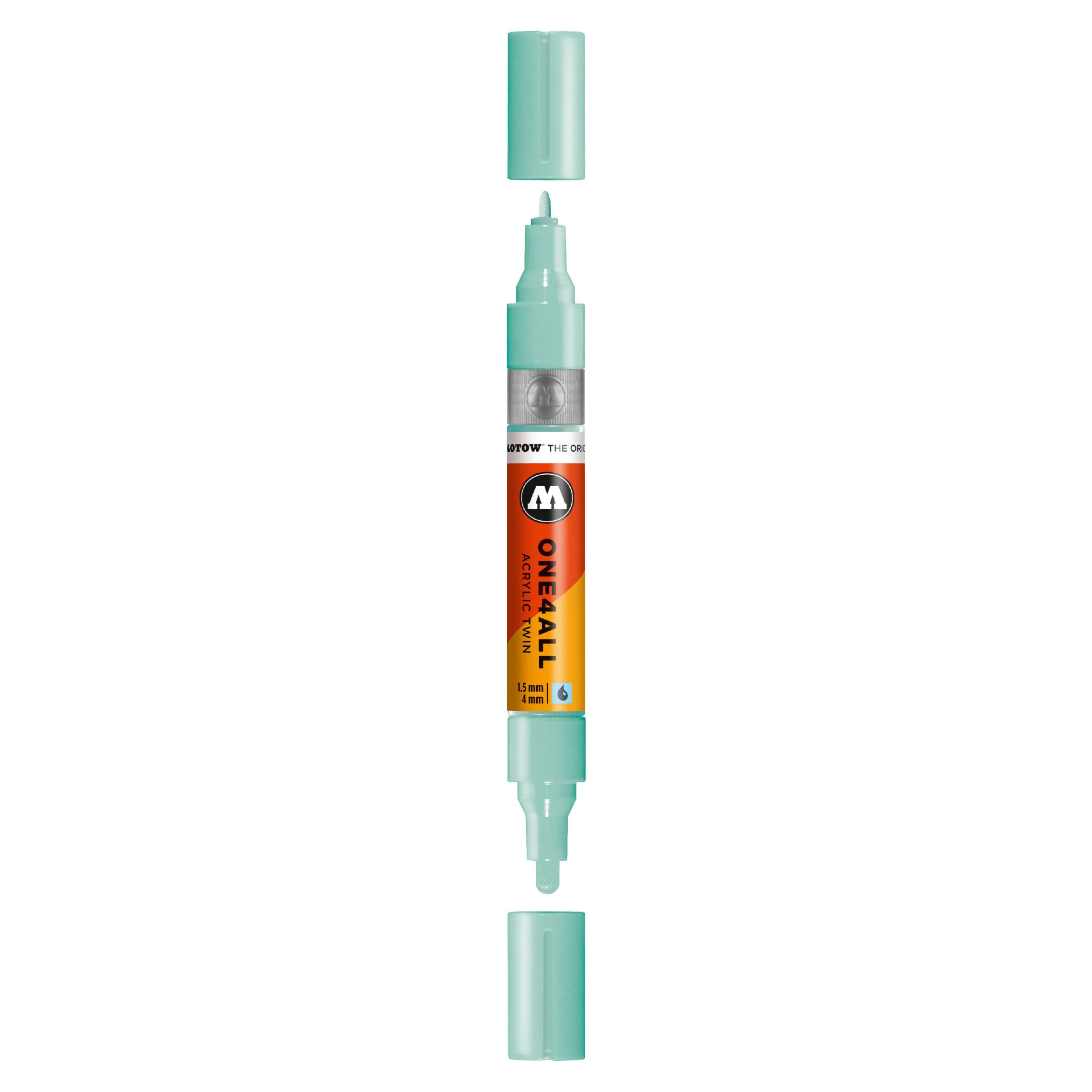 Molotow ONE4ALL Acrylic TWIN Marker (1.5-4mm) - Lago Blue Pastel image