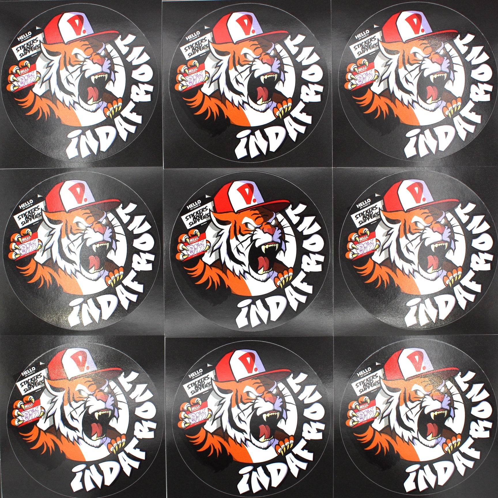 Roaring Taggie Vinyl Stickers (10 pcs.) image 3