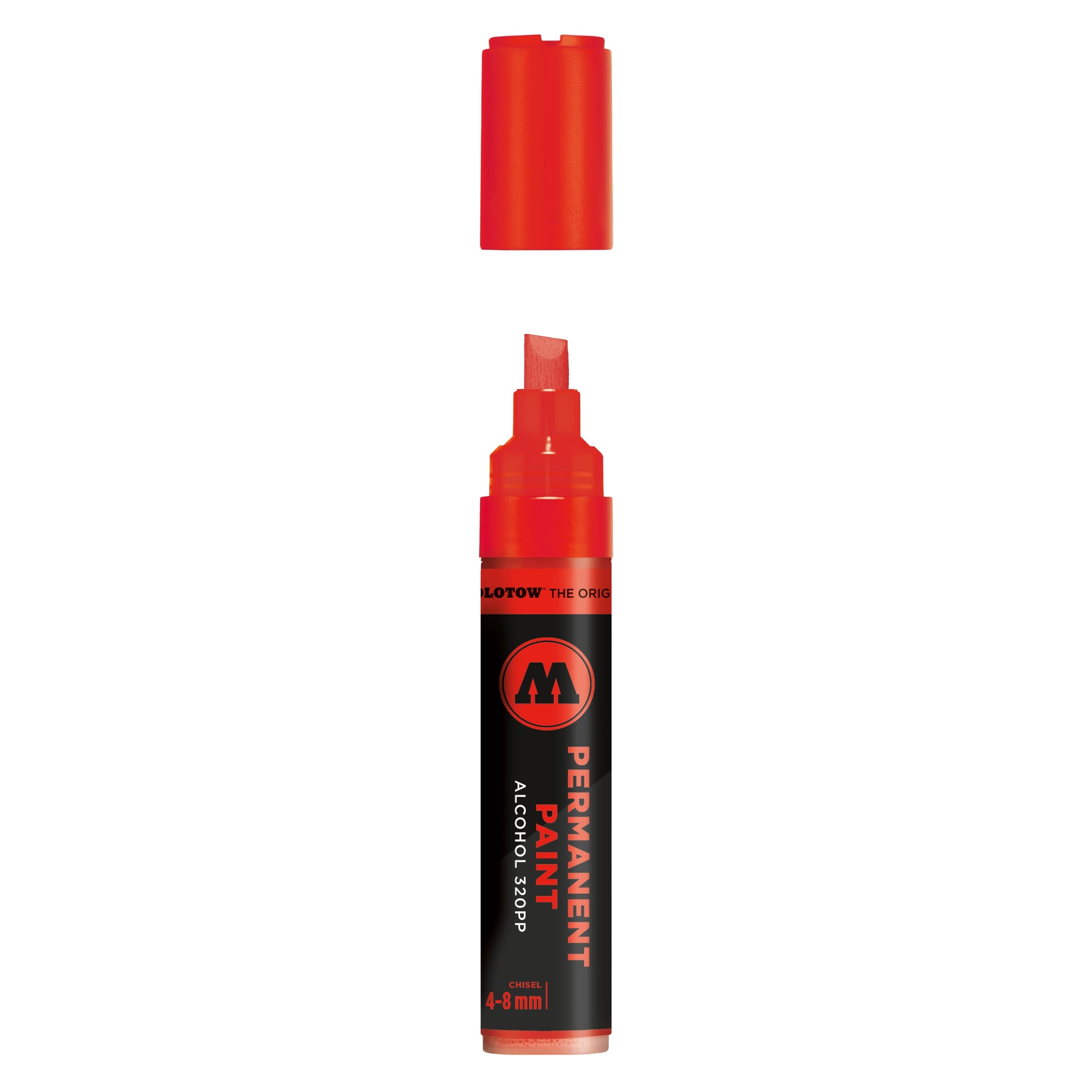 Molotow Permanent Paint 320PP Alcohol Marker (4-8mm) - Traffic Red image