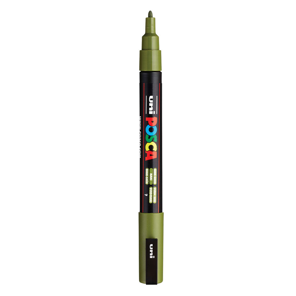 Posca PC-3M Acrylic Marker (Fine) - Khaki Green image