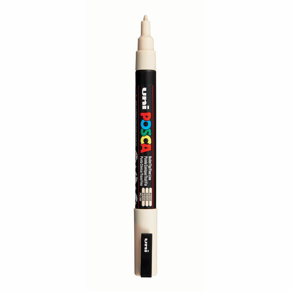 Posca PC-3M Acrylic Marker (Fine) - Beige image