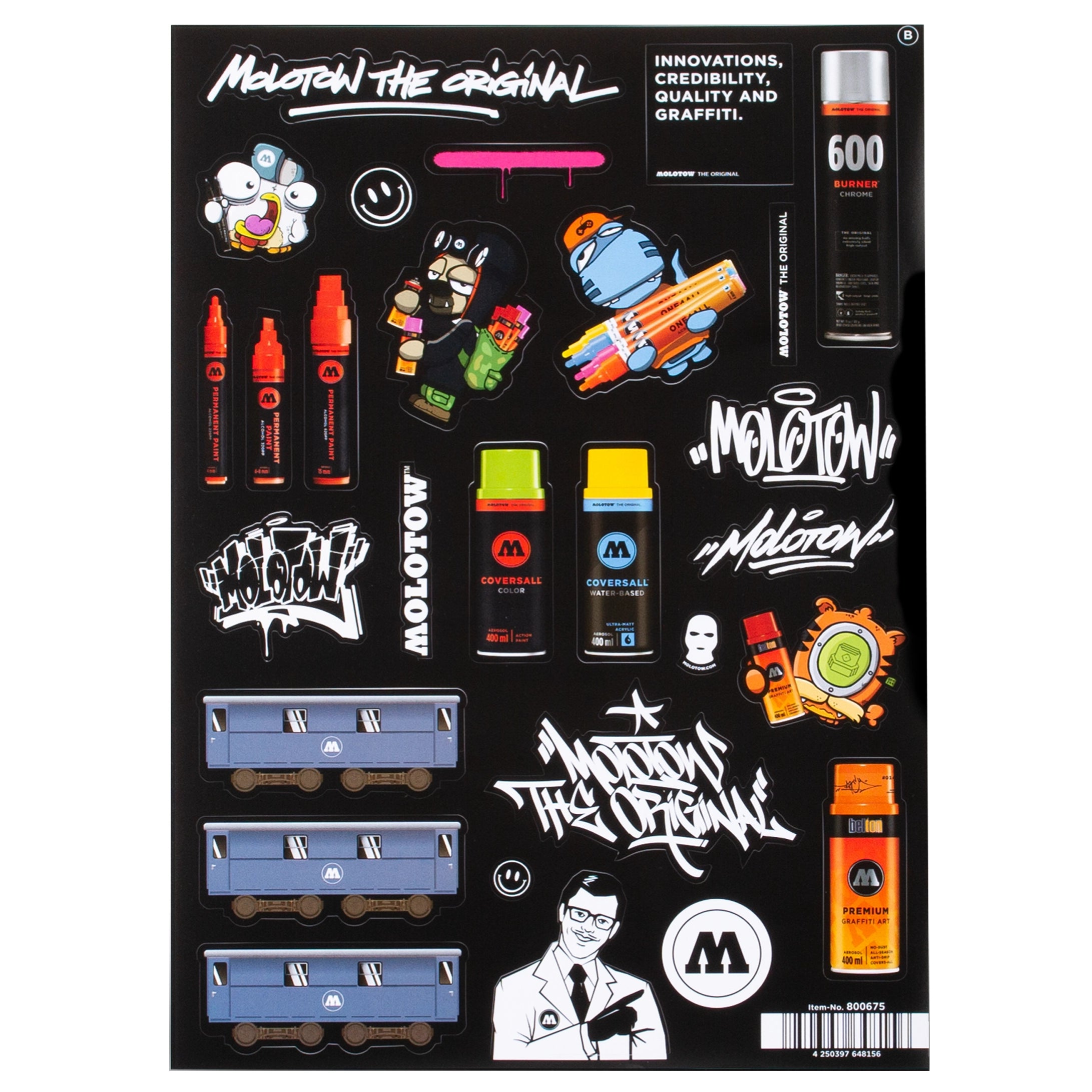 Molotow Sticker Sheet B image 0