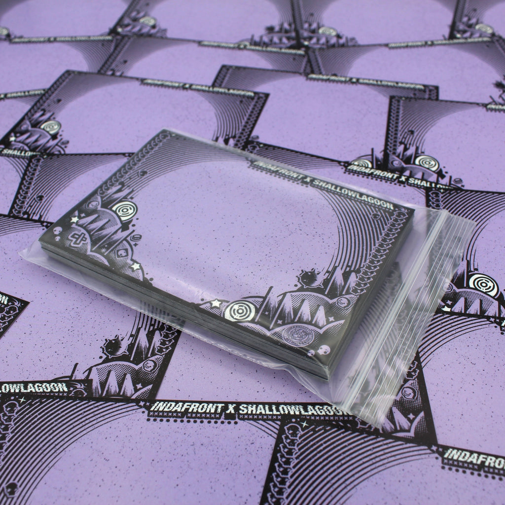 Shallow Lagoon x Indafront Purple Stickers (50 pcs.) image 4