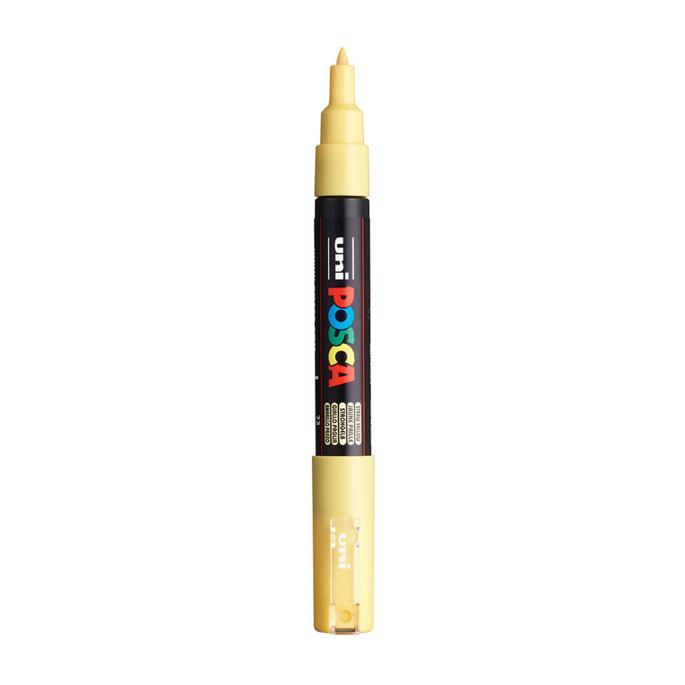 Posca PC-1MC Acrylic Marker (Extra Fine) - Straw Yellow image