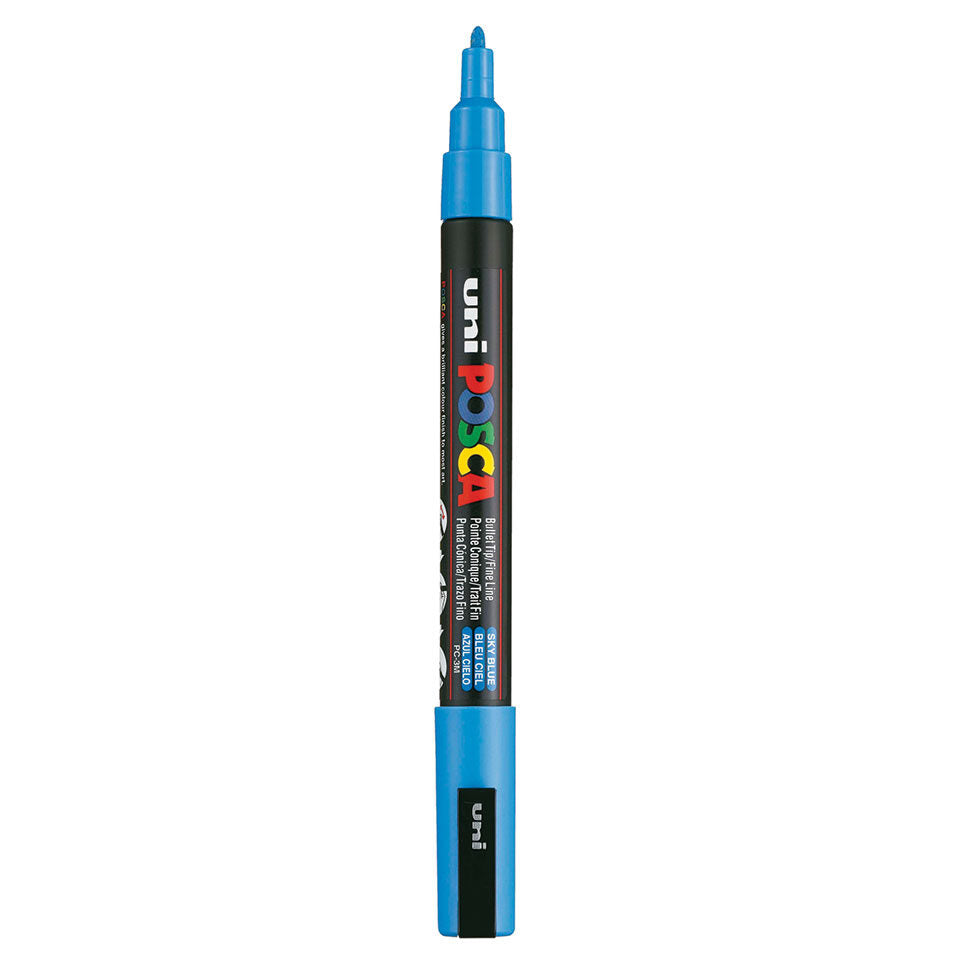 Posca PC-3M Acrylic Marker (Fine) - Sky Blue image
