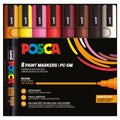 Posca PC-5M Acrylic Marker Warm Set (8 pcs.)