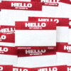 Fatoeman Hello My Name is stickers Indafront