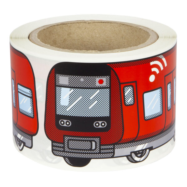 FLUX System Stickers Copenhagen S-Train roll