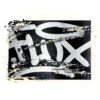 FLUX Egg Shell Black sticker tagged on with a grey marker