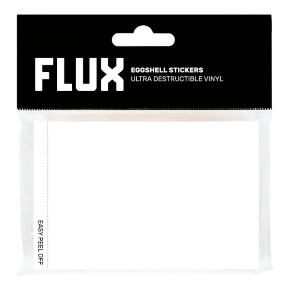 FLUX Egg Shell Sticker White