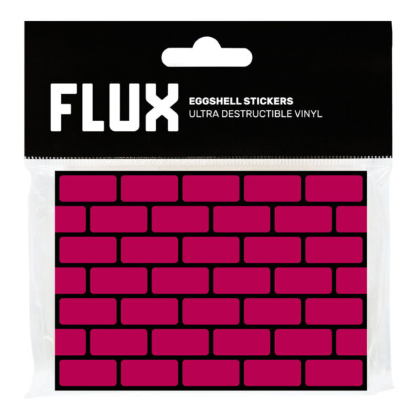 FLUX Egg Shell Bricks Magenta Sticker