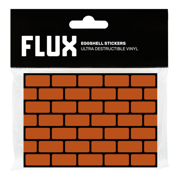 FLUX Egg Shell Bricks Orange Sticker