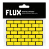 FLUX Egg Shell Bricks Yellow Stickers in a package