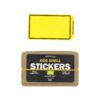 Egg Shell Stickers Yellow Line Border
