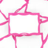 Wavy Border Pink Indafront blank sticker captured from above