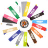 All Indafront Hello My Name is 16 color stickers in a circle