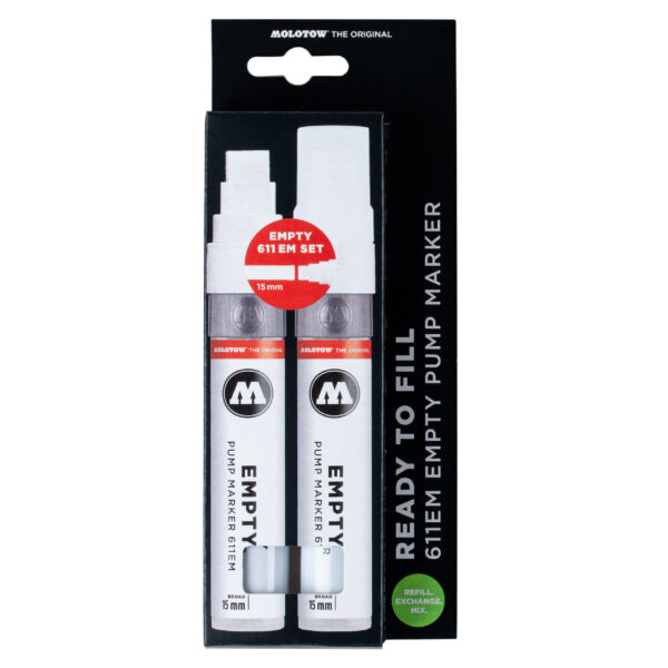 Molotow 611EM Empty Marker Set