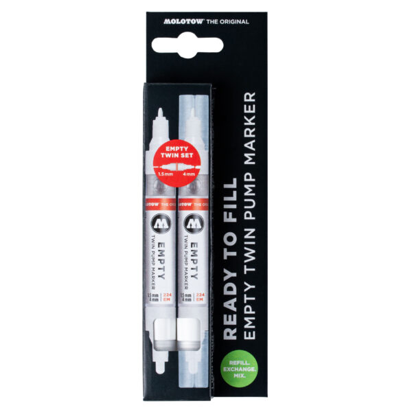 Molotow 224EM Empty Twin Marker Set