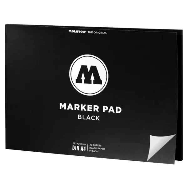 Molotow Marker Pad Black A4 Landscape