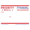 Indafront Priority Mail matte sticker