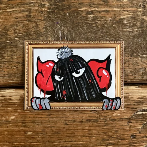Graffiti art by Ding on Victorian Frame Sticker