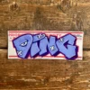 Ding art on Indafront Priority Mail stickers