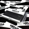 Indafront HMNI Inverted Black stickers close up look in a pack