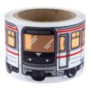 A roll of FLUX System Stickers Prague Metro 200-pcs