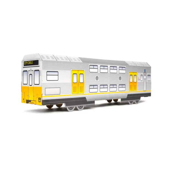 MTN systems Sydney Double decker metro paper miniature