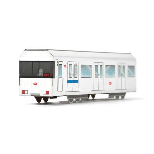 MTN systems Barcelona metro paper miniature