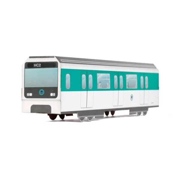 MTN systems Paris metro paper miniature