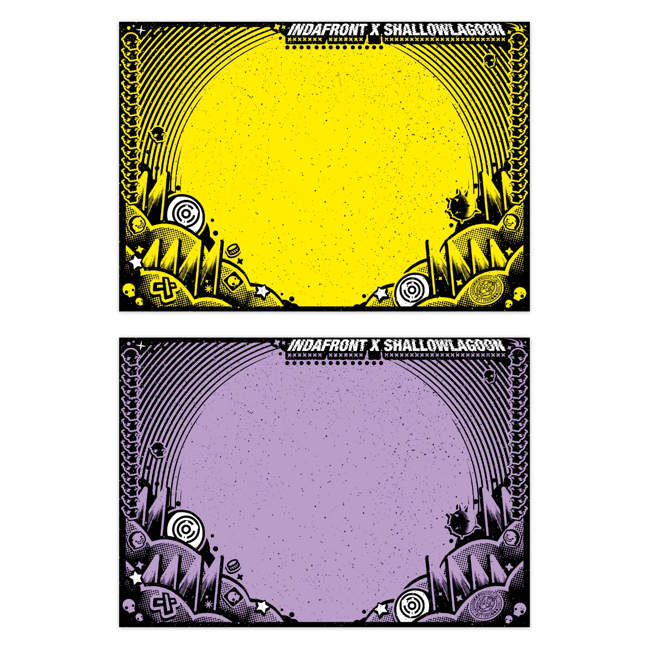 Indafront Shallow Lagoon Stickers Mix