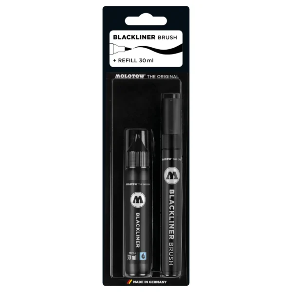 Molotow Blackliner Brush + Refill (30ml)