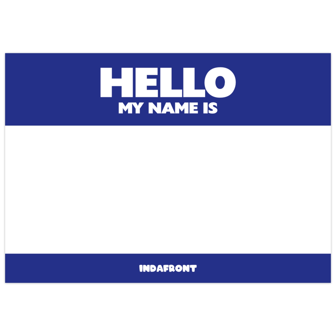 Hello my name is blue sticker thumbnail
