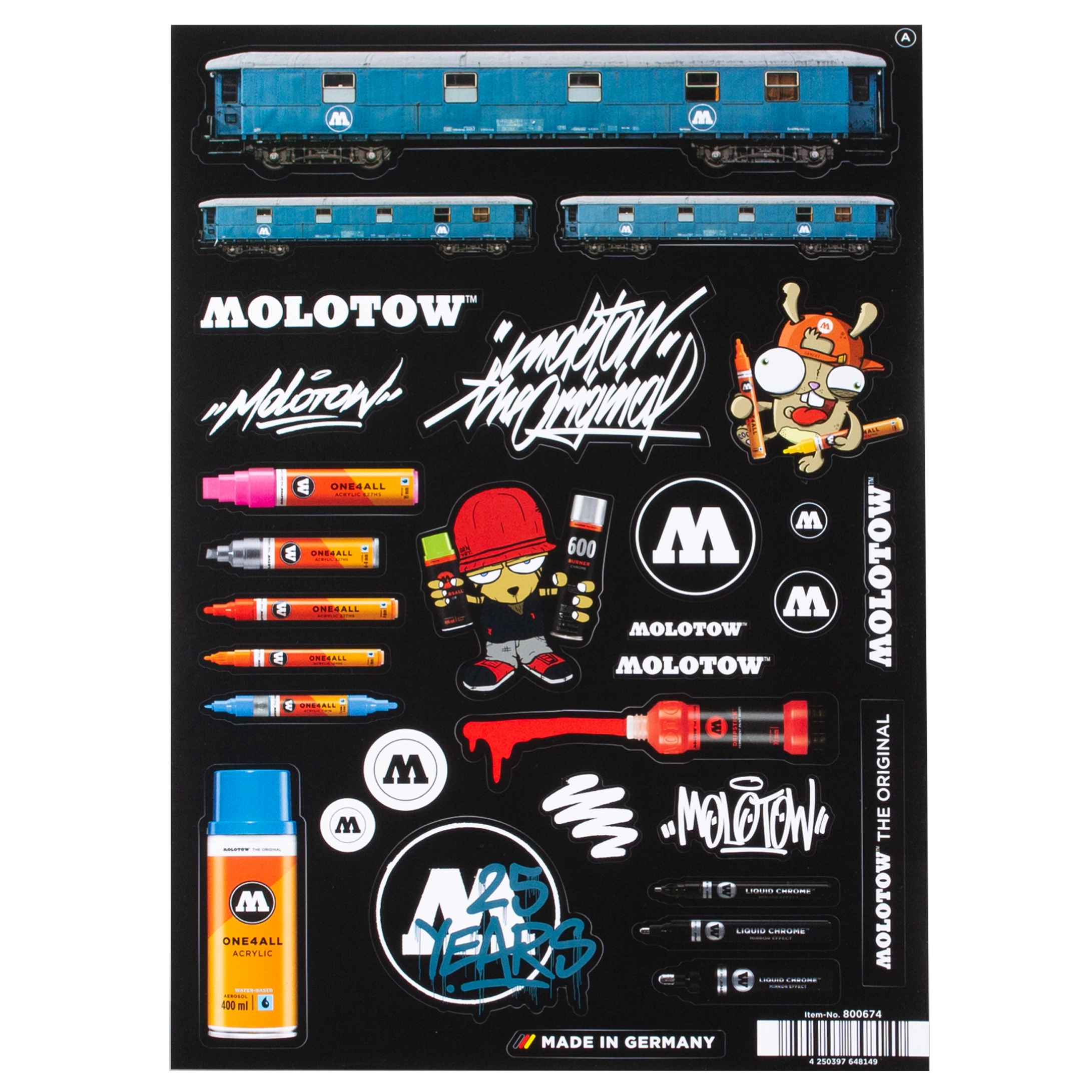Molotow sticker sheet A